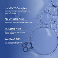 Asaya Even Tone Mist for Dark Underarm | 7% Glycolic Acid Spray with 3% Lactic Acid & MelaMe™ Complex | Helps fade dark underarm patches | Brightens Skin & Exfoliates Underarm | Controls Odour & Fades Darkness | Aluminium & Alcohol Free | For Women & Men