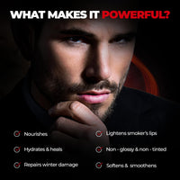 Beardo Lip Lightener for Men, 7g | Non Tinted Lip Balm for Men | Lip Balm for Dark Lips | Lip Mask for Dry & Chapped Lips | Lip Care for Smooth, Soft & Pink Lips