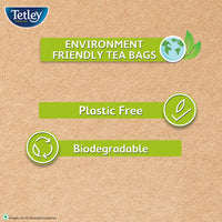 Tetley | Elaichi Flavoured Chai | Black Tea | 50 Tea Bags, 100 Grams (Pack of 2)