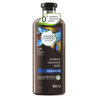 Herbal Essences bio:renew White Strawberry & Sweet Mint Shampoo, 400ml & Herbal Essences bio:renew Coconut Milk Shampoo, 400ml Combo