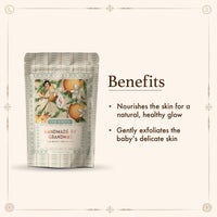 Old School Rituals Handmade by Grandmas Baby Ubtan (Natural Bath Powder) | 250 Grams | Natural Blend for Gentle Exfoliation & Nourished Skin | Natural Ubtan for Kids | Baby Bath Powder for Glowing Skin, Tan Removal, & Skin Lightening| Pure & Natural Ingre