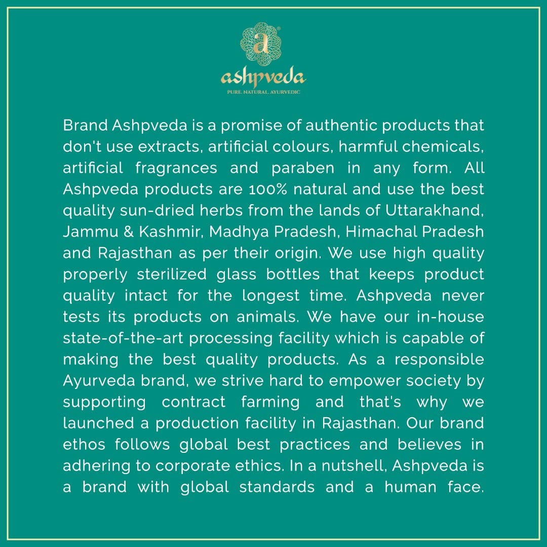 Ashpveda Japapatti & Brahmi Head Massage Oil | Essential Ayurvedic Herb Enriched Oils for Headache Relaxation & Stress | Natural Hair Growth & Shine, (30 ml)