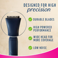 Veet Expert All-in-One Women's Trimmer | Full Body, Bikini, Face & Eyebrow Grooming Trimmer Electric Shaver,Gray