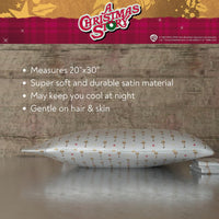 Squishmallows Bedding Silky Satin Standard Beauty Silky Satin King Size Pillowcase Cover 20x36 for Hair and Skin, (Officially Licensed Product) Squishmallows - Sleepy Mallow King (U.S. Standard)