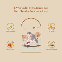 BABY FOREST Dulaar Pyar Talc-Free Baby Powder| With Chamomile Flower Oil, Jojoba Seed Oil, Marigold Seed Oil & Corn Starch, Derma Safe, Cruelty-Free- 200gm