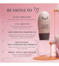 House Of Makeup Tinted Moisturizer | Face Skin Tint Foundation with Hyaluronic Acid, Niacinamide | BB Cream for Women & All Skin Type | Glowy, Dewy, Glass Look Makeup for Women | CC Cream | SPF 25 | 35 ml (L10-Light Skin Tone)