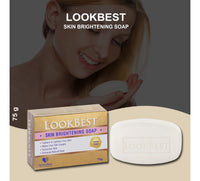 HealthBest Kojic Acid Glutathione Limited Ingredient Whitening Soap For Men & Women - Vitamin C, Kojic Acid, Glutathione, Anti-Aging, Skin Brightening, Dark Spot Remover, Detan Soap - Pack of 3