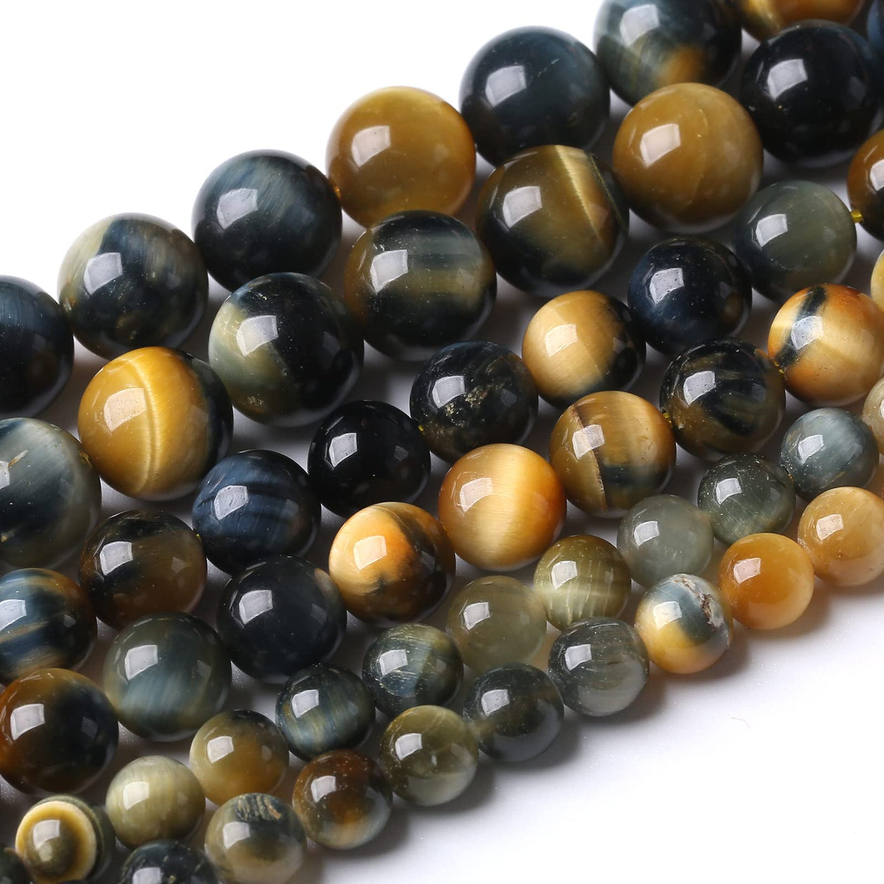 60PCS 6MM AAA Dreamlike Tiger Eye Stone Beads Natural Gemstone Bead Crystal Healing Energy Jewelry Making DIY 15 inches