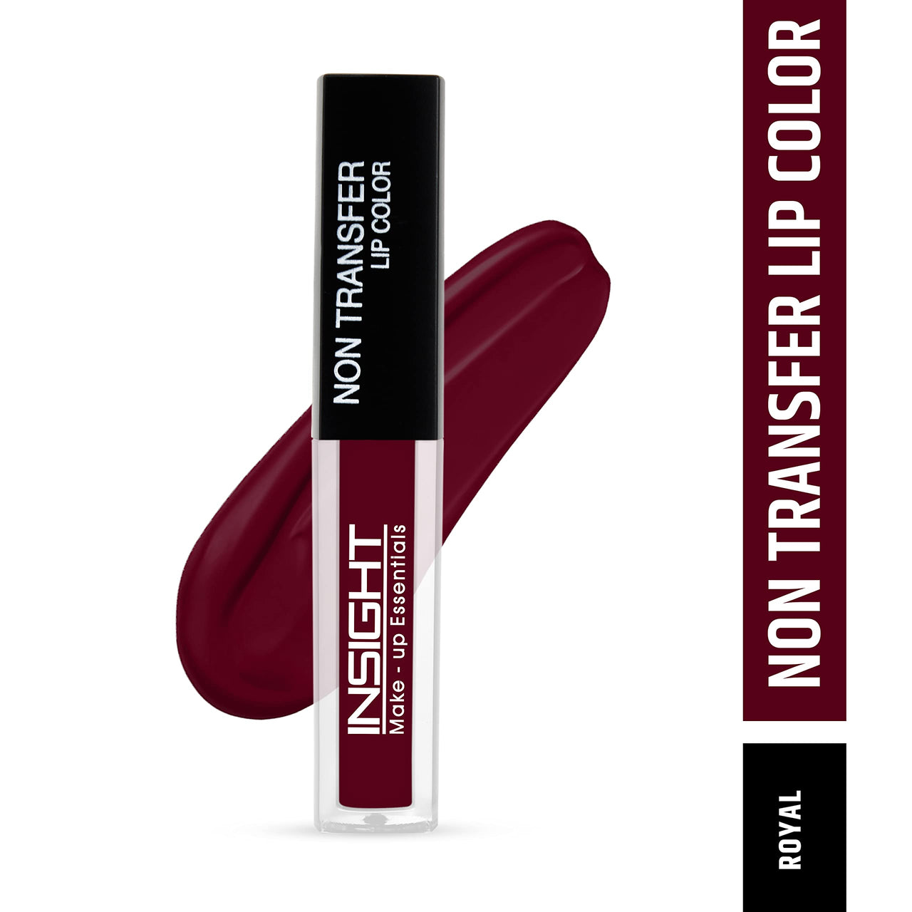 INSIGHT Non Transfer Matte Lip Color, 4Ml (12 Red Room) & Matte Lip Color, 4Ml (20 Royal)
