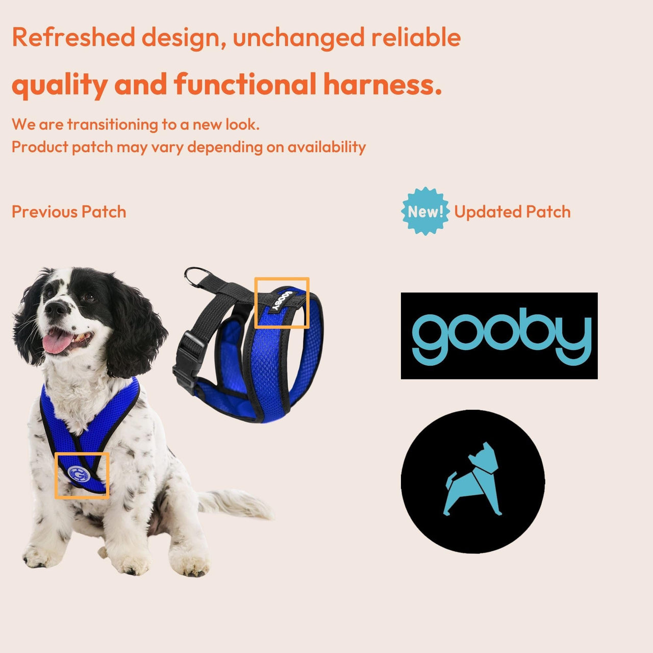 Gooby Comfort X Head in Harness - Blue, Large - No Pull Small Dog Harness, Patented Choke-Free X Frame - Perfect on The Go Dog Harness for Medium Dogs No Pull or Small Dogs for Indoor and Outdoor Use Large Chest (17-22.5")