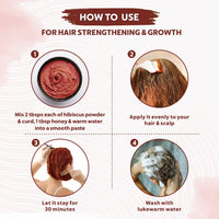 INDUS VALLEY Bio Organic Hibiscus Flower Powder for Face Pack and Hair Mask, Natural Pure Hibiscus Rosa-Sinensis Hair & Skin Care, Gudhal Ka Phool Powder For Dull Hair & Dry Scalp - 100g