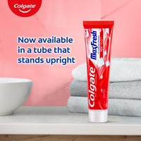 Colgate MaxFresh Toothpaste, Red Gel Tooth Paste with Menthol for Super Fresh Breath, 600g, 150g X 4 (Spicy Fresh) (Combo Pack Offer)