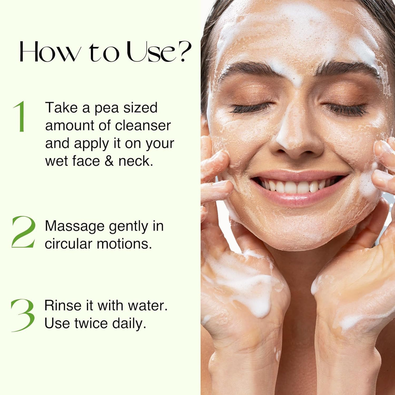 Nourish Mantra- Cucumber Mint Upvan Face Wash (100 ml) | Powered with Vitamin C, Cucumber and Niacinamide | Face Wash For All Skin Types | Paraben & SLSSLES Free (100 ml (Pack of 1), Cucumber Mint)