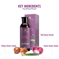 Avimee Herbal Hair Oil Combo | Pack of 3 | Onion Oil, Bhringraj Oil & Amla Oil | For Hair Growth, Hair Fall Control & Scalp Care | 3 x 100ml