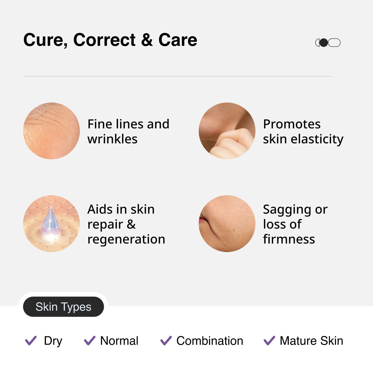 Cureskin Collagen Boost Hyaluronic Acid Serum | Plumps & Repairs with Hyaluronic Acid, Ceramide 3 & Copper Peptide