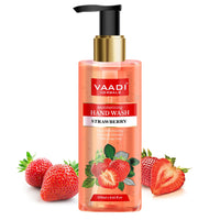 Vaadi Herbals Luxurious Handwash - 250 ml (Pack of 3, Argan Oil and Coconut with Lemongrass and Shea Butter and Strawberry)