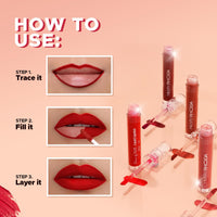 Hilary Rhoda Power Of Matte Liquid Lipstick | Buildable Colour | Long Lasting & Matte Finish | Lightweight & Non-Drying Formula | Smudge Proof & Non-Transferable | 3ml (Apple Candy - Shade 21)