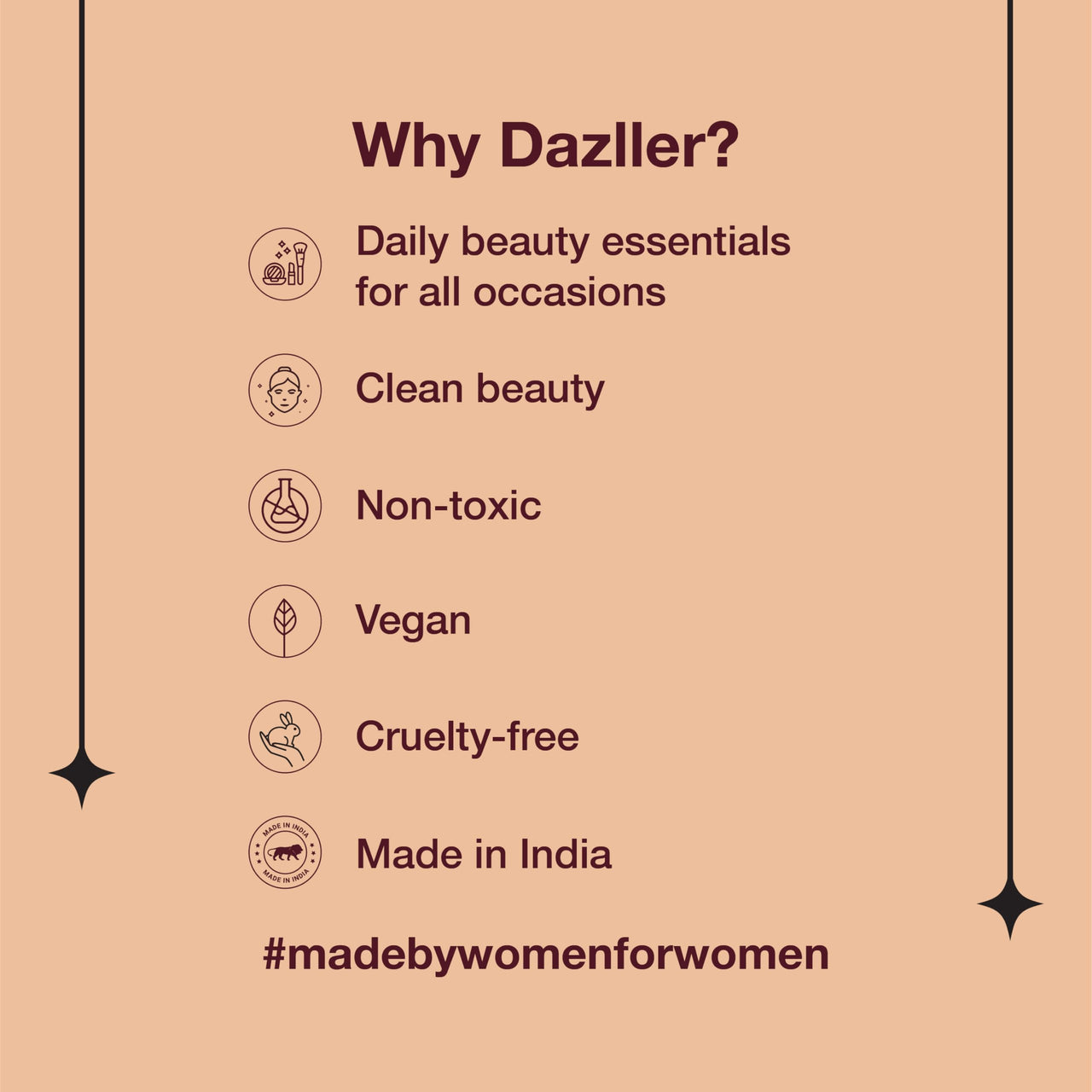 Dazller Blend 'N Brighten Concealer Stick, Creamy, No Caking, Full Coverage, Long lasting, Water-resistant, 181 - Naturalle, 4.5g