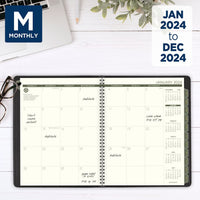 AT-A-GLANCE 2024 Weekly & Monthly Planner, Quarter-Hourly Appointment Book, 8-1/4