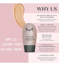 House Of Makeup Tinted Moisturizer|Face Skin Tint Foundation with Hyaluronic Acid,Niacinamide|BB Cream for Women & All Skin Type|Glowy,Dewy Makeup|CC Cream|SPF 25|35 ml(FL10-Fair To Light Tone)