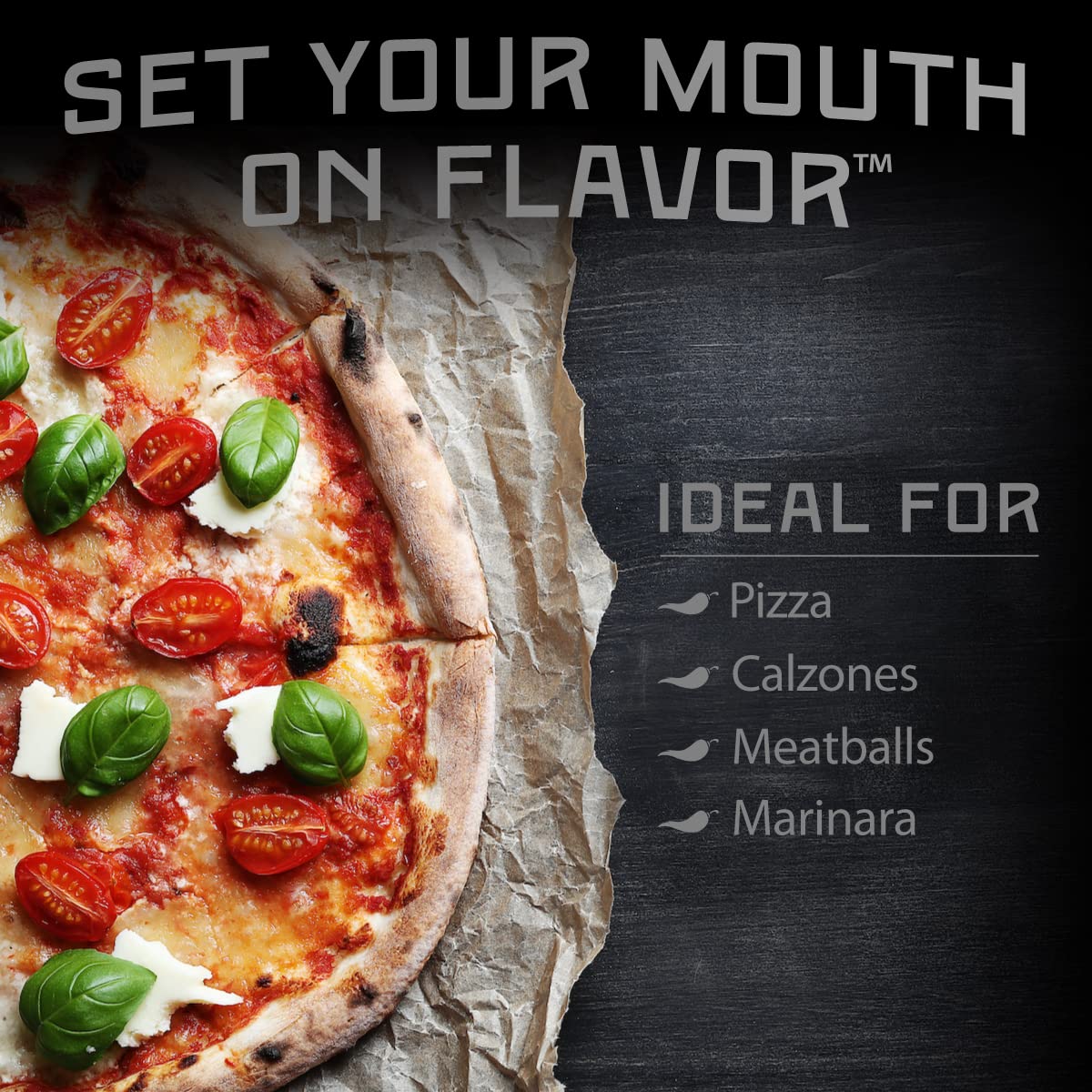 Melinda’s Pizza Hot Sauce - Crushed Red Pepper Sauce Made with Fresh Ingredients, Cayenne Peppers, Garlic, Tomatoes - Gourmet Spicy Pizza Sauce - 12oz, 1 Pack