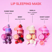 LANEIGE S’Mores Kisses Set of 2 includes Chocolate Lip Sleeping Mask (8g) and Vanilla Lip Glowy Balm (10g) for Soft, Smooth and Glowing Lips | Korean Lip Balm For Dry Lips |Intense Hydration