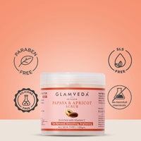 Glamveda Papaya & Apricot Anti Tan Scrub (100gm)