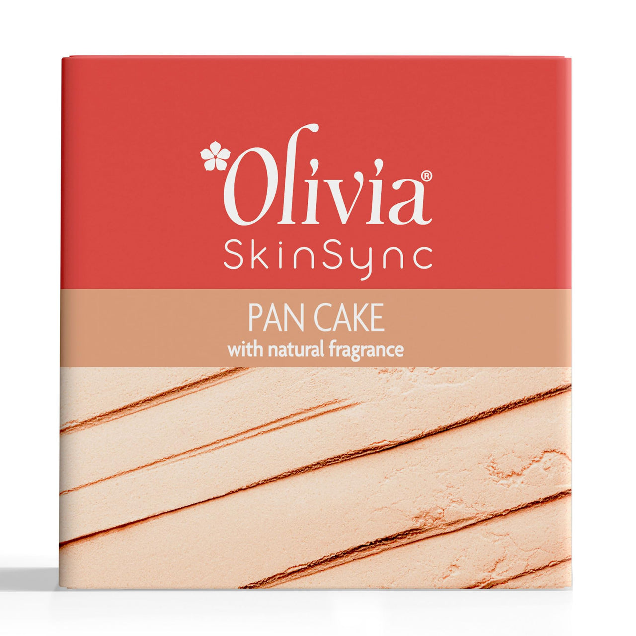 Olivia 100% Waterproof Pan Cake, Cream Concealer Pan cake, Makeup Base For Long-lasting Look | Weightless Natural Glow for Daily Use | Soft Velvety Finish | Face Makeup - 30g (23 Peach Pie)