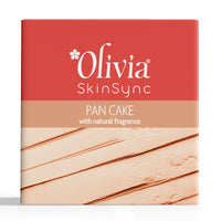Olivia 100% Waterproof Pan Cake, Cream Concealer Pan cake, Makeup Base For Long-lasting Look | Weightless Natural Glow for Daily Use | Soft Velvety Finish | Face Makeup - 30g (23 Peach Pie)