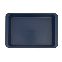 KitchenAid 9 x 13-In Nonstick Swiss Engineered Aluminized Steel Cake Pan, Dishwasher Safe, Ink Blue 9x13in