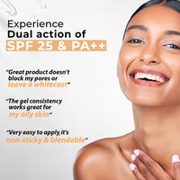 Kaya Clinic Ultra Light Aquagel Sunscreen Gel With SPF25 50ml | Fragrance Free | Non-Greasy | Does Not Clogs Pores | PA++++ | 4 Star Boots Rating | For Oily & Acne Prone Skin