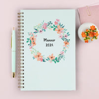 Blue Sky 2024 Weekly and Monthly Planner, January - December, 5