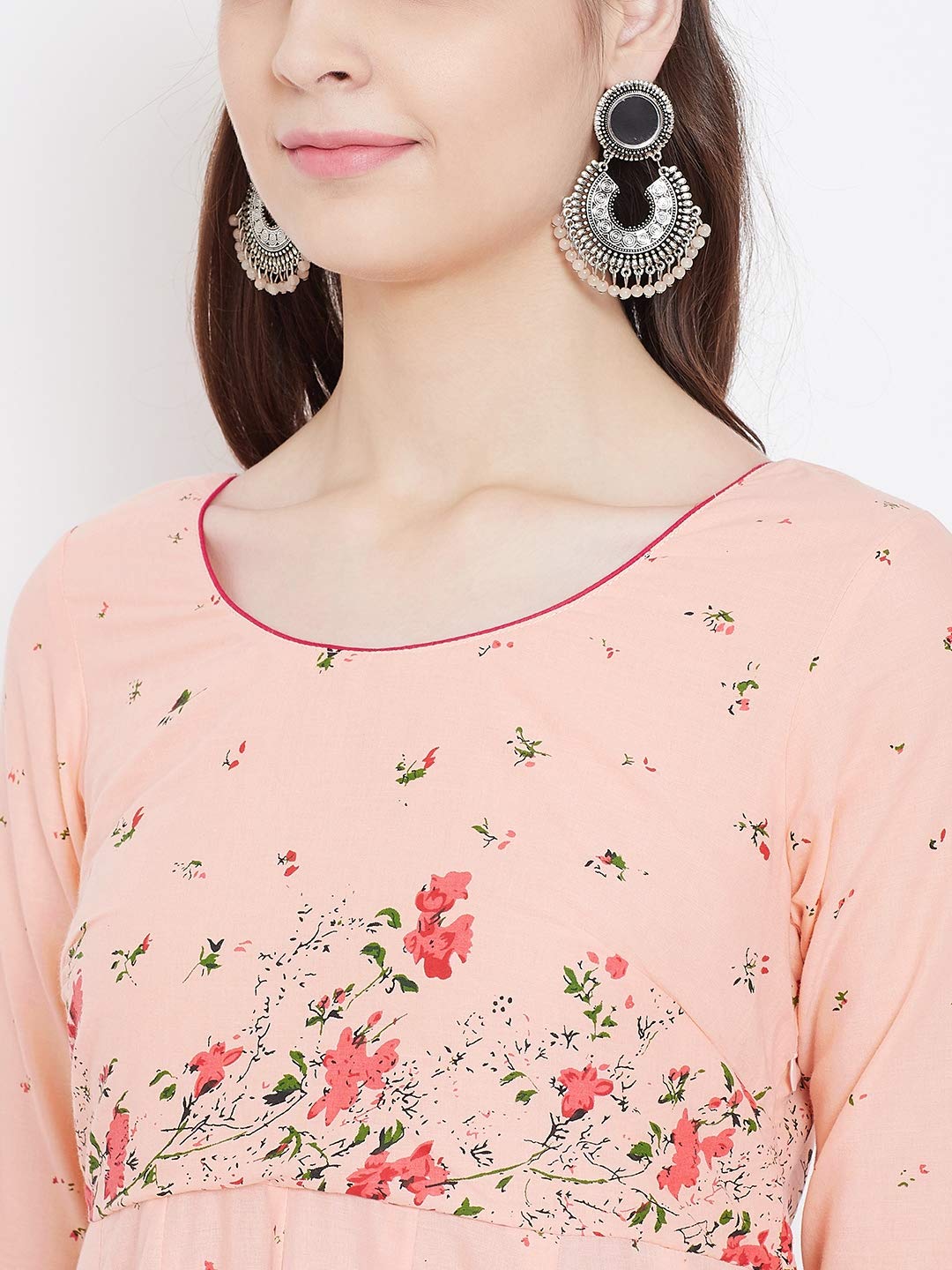 Poshak Hub Women's  Cotton Anarkali Kurta