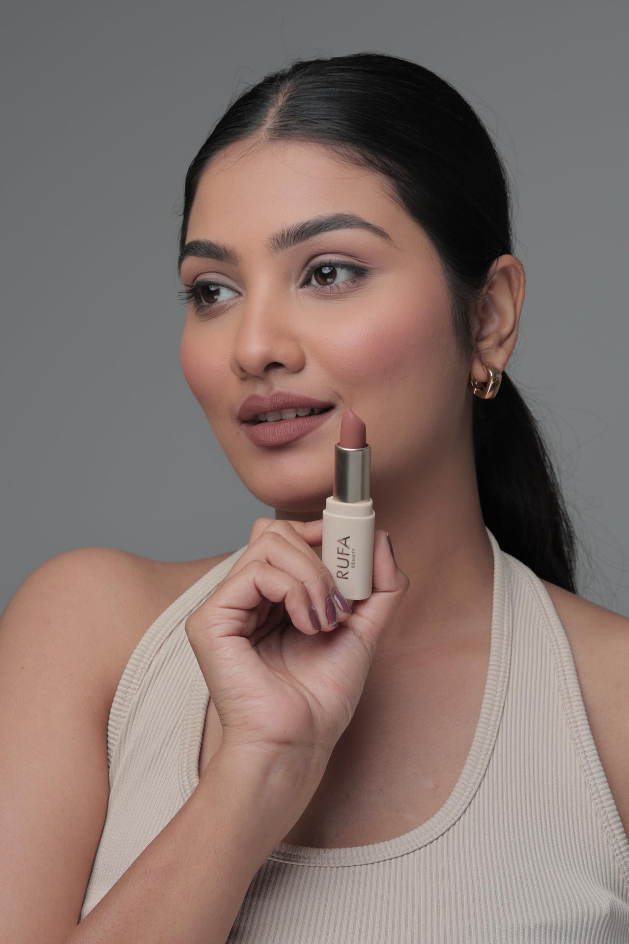 Rufa Beauty Soft Blur Matte Lipsticks (Nudella, Regular)