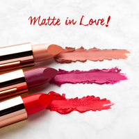 Just Herbs Ultra Matte Bullet Lipstick Nourishing Non Drying and Long Stay Lipsticks for Women 4 g (Peachy Nude)