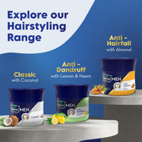 Parachute Hair Cream for Men, 100ml (Pack of 3)|Anti Dandruff |Hair Cream After Shower |Non Sticky Oil Replacement Hair Cream