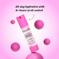 Foxtale Oil Balancing Moisturizer with Niacinamide, Azelaic Acid Pearls & Cica | 8+ Hours Shine-Free Hydration, Pearlescent Glow, Smooth Texture | Lightweight & Non-Comedogenic | 50ml