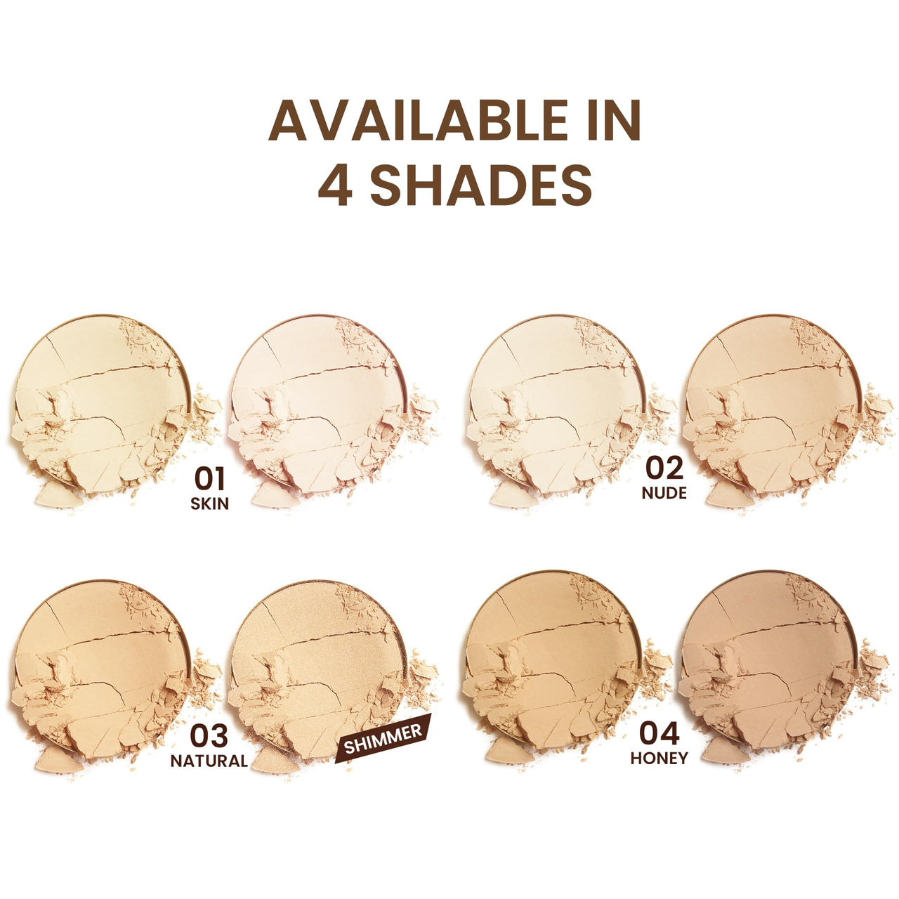 Seven Seas 2 In 1 HD Oil Control Matte Finish Pressed Compact Powder Total Oil Control | Non Oily Matte Look | Evens Out Complexion | Hides Imperfections | Blends Effortlessly (Skin)