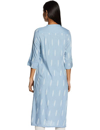 W for Woman Women's  Rayon Straight Kurta
