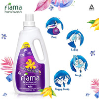 Fiama Relax Hand Wash, 1000ml refill pack, Lavender and Ylang Ylang, For Soft and Supple Hands, Fragrant Handwash