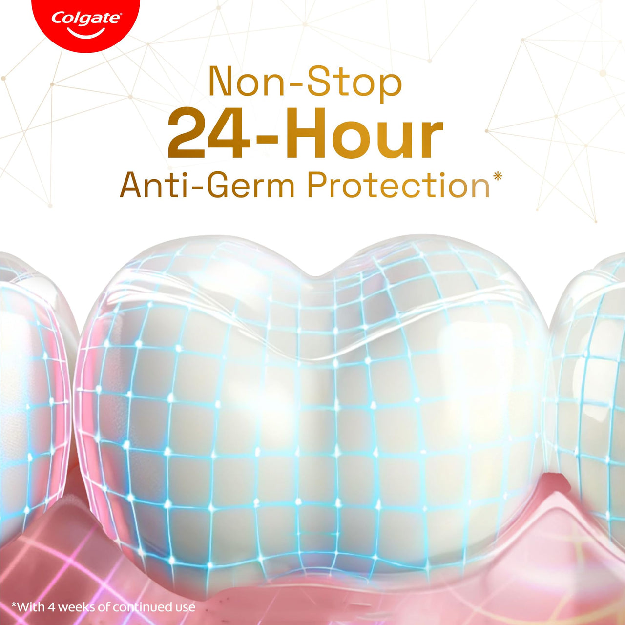 Colgate Total 300gm (2 x 150gm) Advanced Health Anti-Germ Toothpaste, Tooth Paste with 12-Hour Anti-Germ Protection, Whole Mouth Health (Combo Pack Offer)