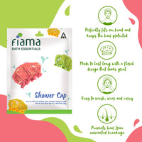 Fiama Bath Essentials Shower Cap, 1 Piece, Hair Cap for Bathing, Hair Protection