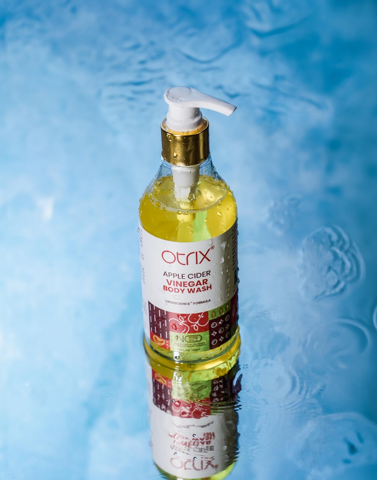 Otrix Apple Cider Vinegar Body Wash with Linoleic Acid, Purifying and Hydrating Cleanser, pH Balancing, For Men and Women, 290ml