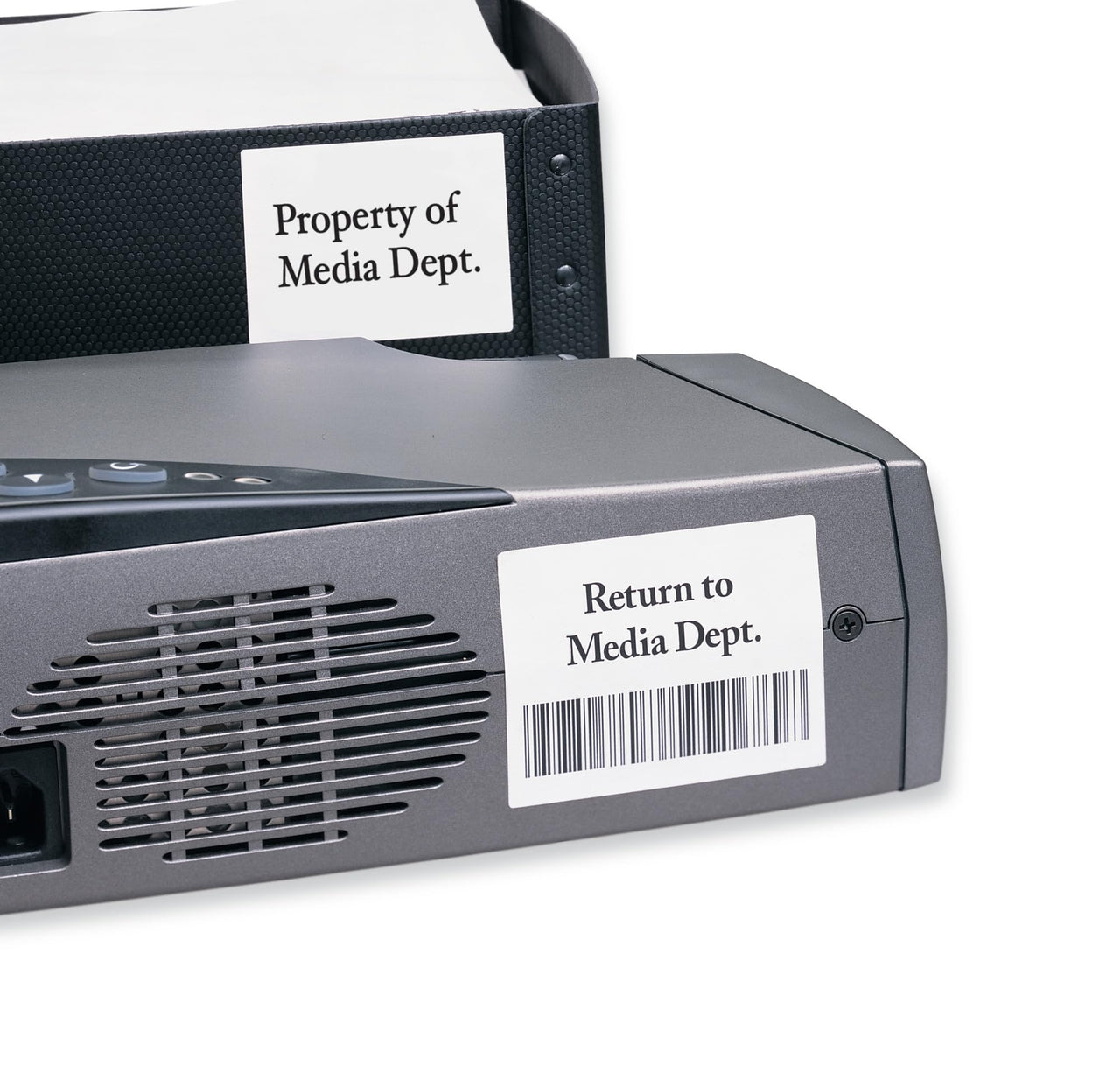 Avery Durable White Cover Up ID Labels for Laser Printers, 2" x 2.625", Pack of 750 (6578)