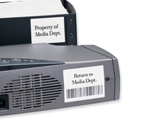 Avery Durable White Cover Up ID Labels for Laser Printers, 2