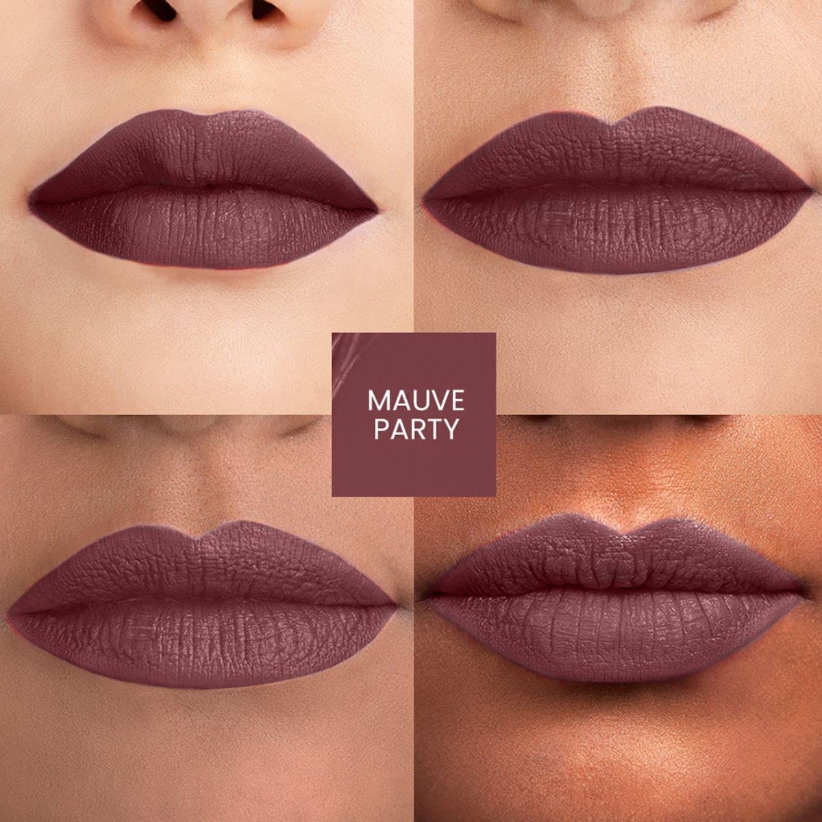 Lakmé Forever Matte Liquid Lip Colour, Mauve Party, 5.6ml & Lakmé Forever Matte Liquid Lip Colour, Mauve Fling, 5.6 ml