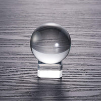 LONGWIN 40mm(1.6 inch) Solid Mini Fengshui Crystal Ball Healing Crystals(Clear) Clear