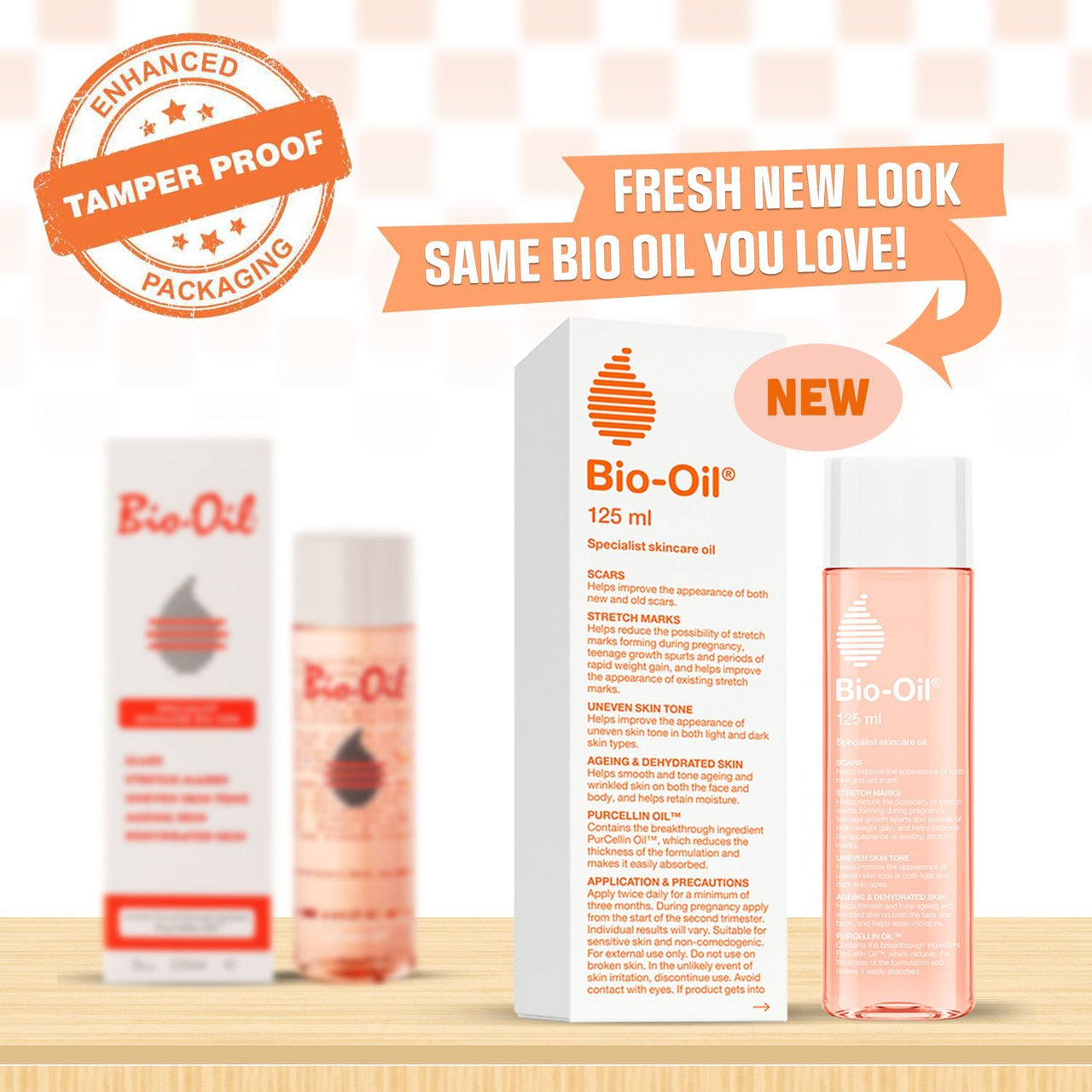 Bio-Oil Specialist Skin Care Oil - Scars, Stretch Mark, Ageing, Uneven Skin Tone, 60 ml and 125 ml