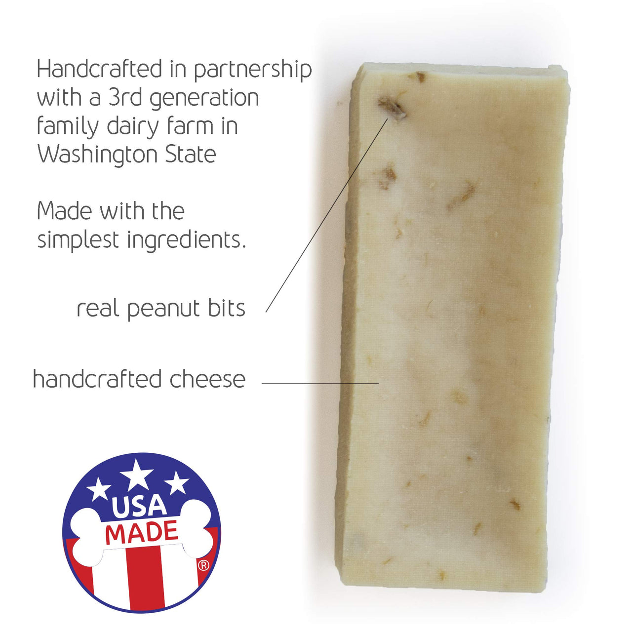 Original Yak Cheese Dog Chews, 100% Natural, Long Lasting, Gluten Free, Healthy & Safe Dog Treats, Lactose & Grain Free, Protein Rich, Chicken Flavor