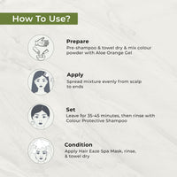 INDUS VALLEY Damage Free Natural Gel Hair Colour for Women | Ammonia & PPD Free Organic Hair Colour with 100% Grey Coverage, Long Lasting Hair Color Trial Pack (Black, 65 ml)